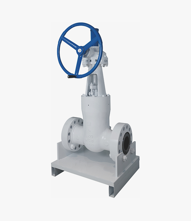 Power station gate valve